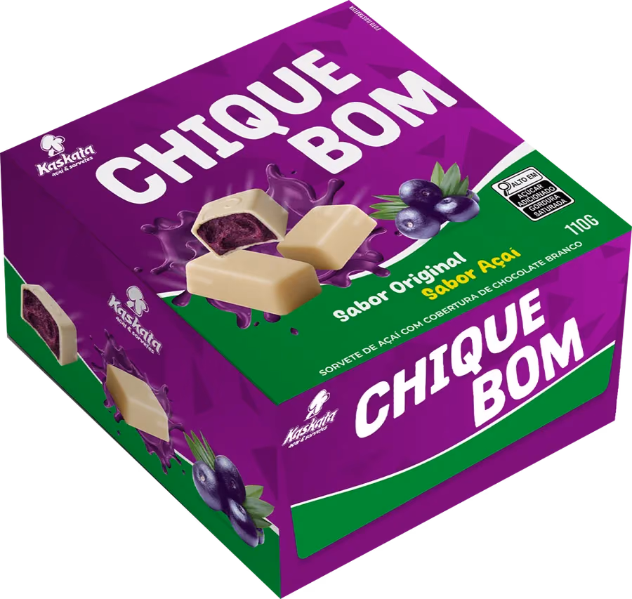 Embalagens da linha Chique Bom