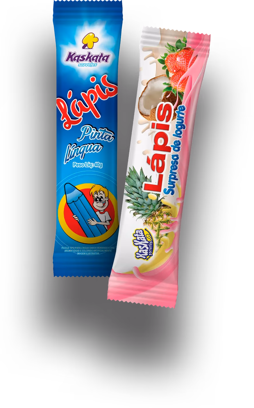 Embalagens da linha Lápis