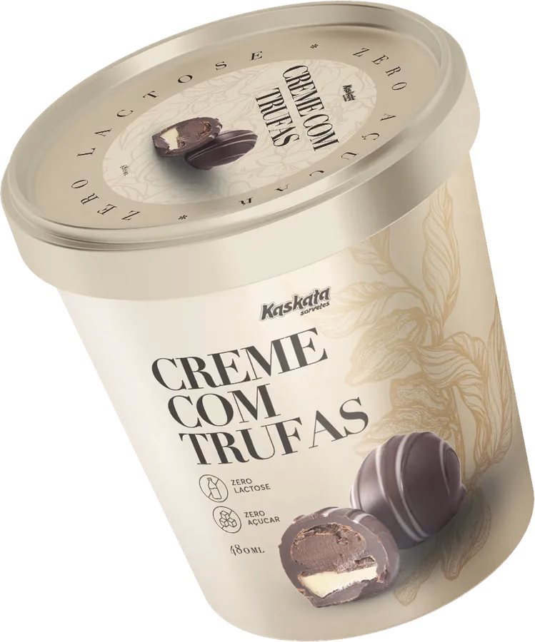 Linha Zero Creme com trufas
