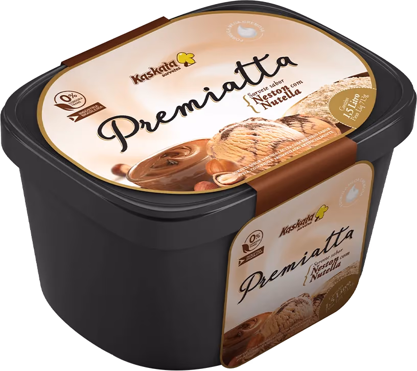 Premiatta Neston com Nutella